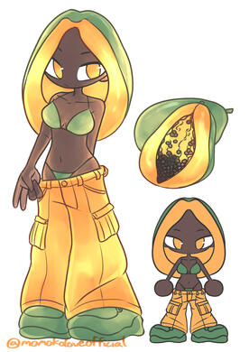 Fruitling based on a papaya!