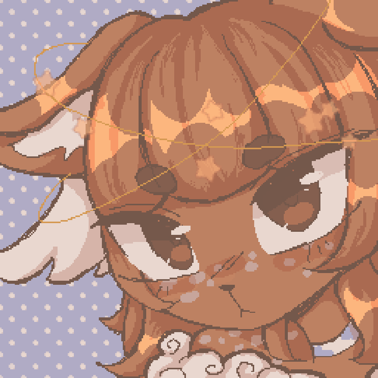 Customer requested an animated pixel profile picture of their original character.